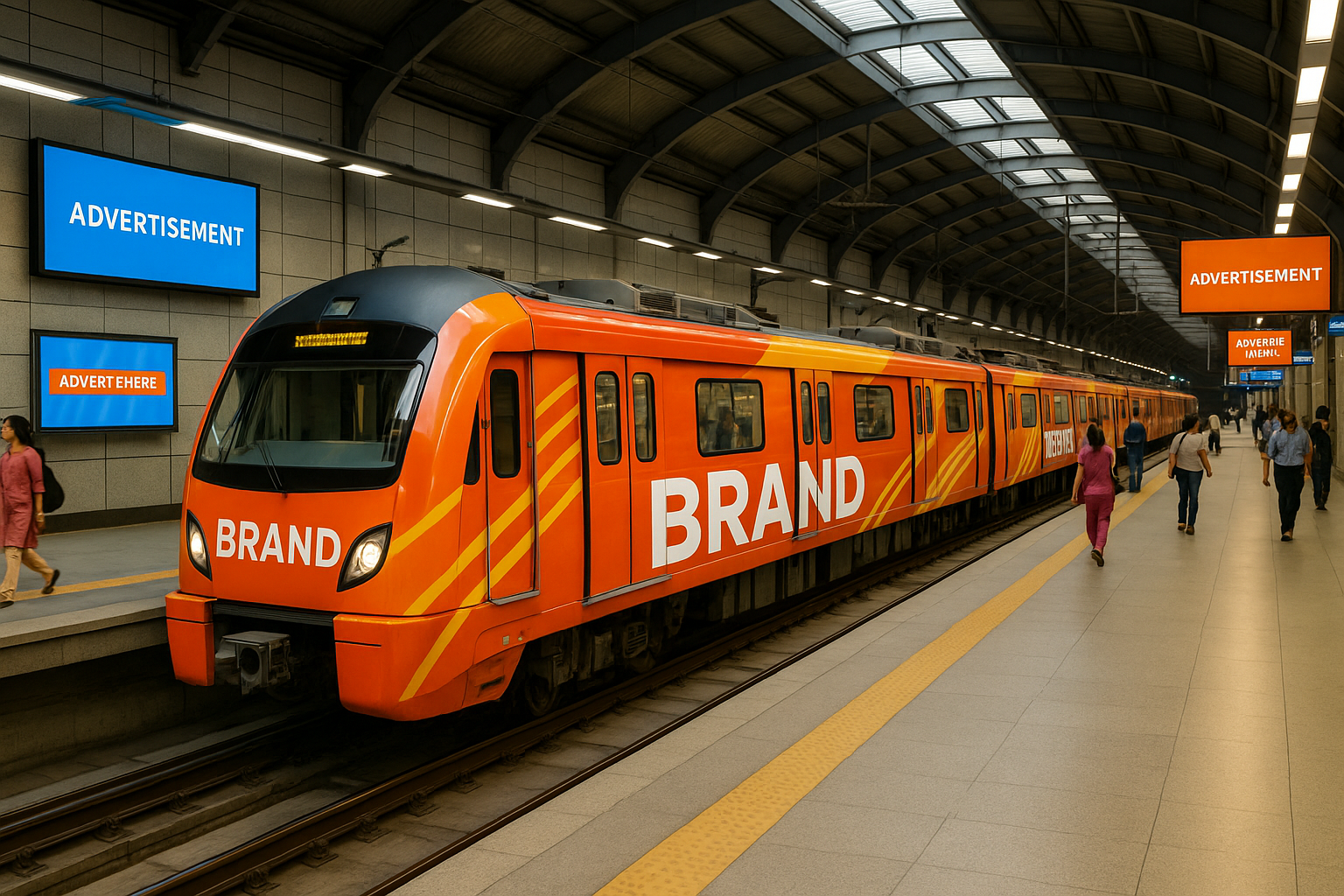 Top 7 Benefits of Metro Train Advertising for Indian Brands